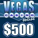 USA players welcome at Vegas Casino Online!